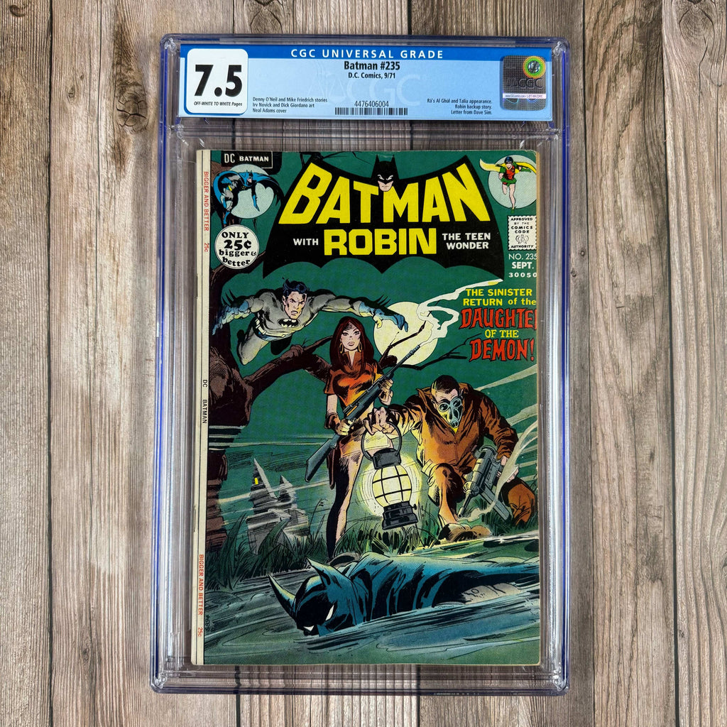 Bry's Comics Batman #235 CGC 7.5 2nd appearance of Ra's al Ghul