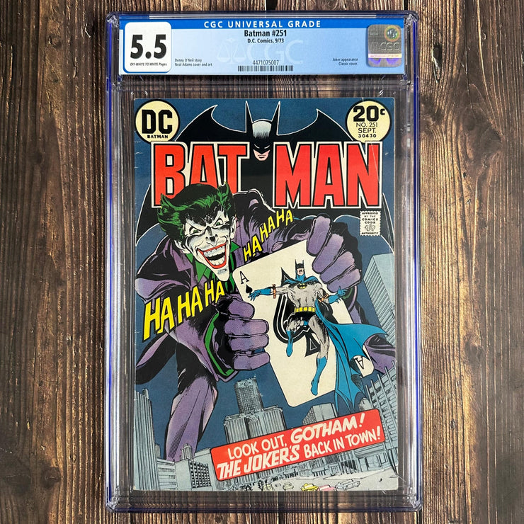 Bry's Comics Batman #251 CGC 5.5 Iconic cover art by Neal Adams