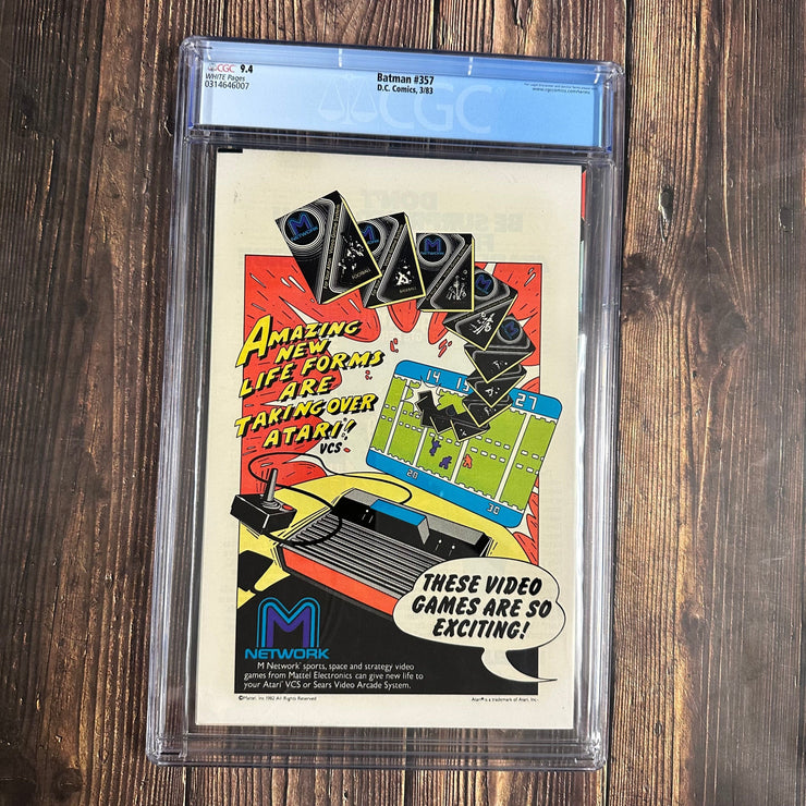 Bry's Comics Batman #357 CGC 9.4 WP 1st Appearance of Jason Todd & Killer Croc (Debatable Firsts)