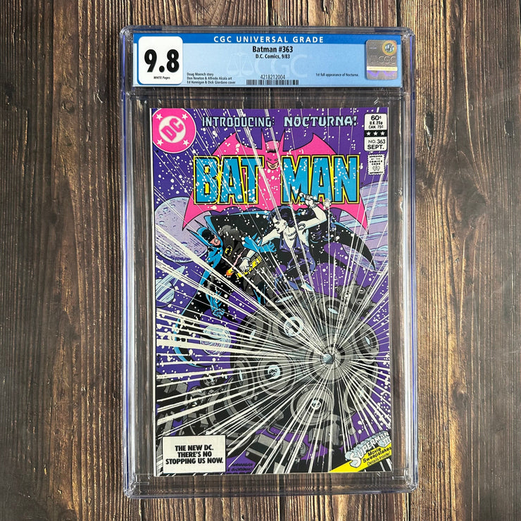 Bry's Comics * Batman #363 CGC 9.8 WP 1st full appearance of Nocturna
