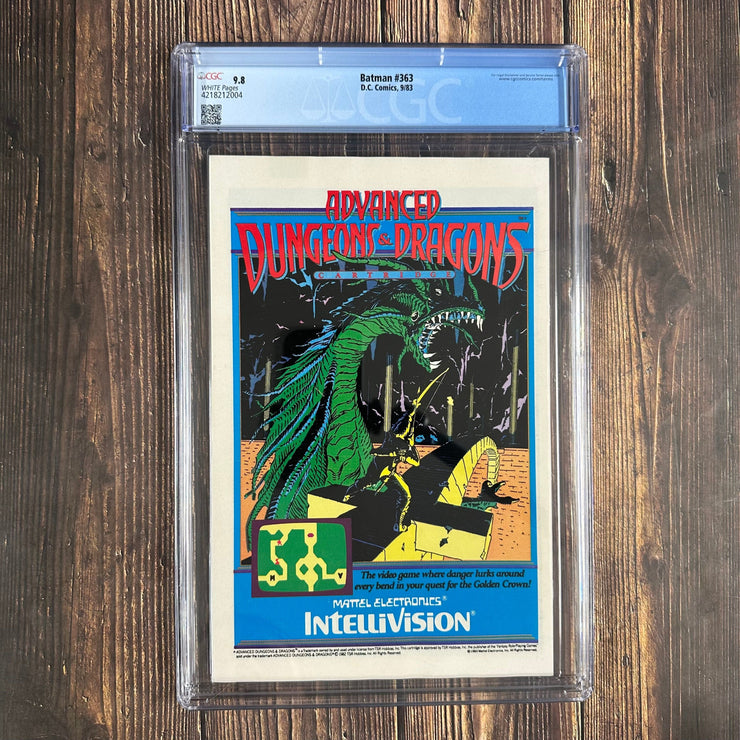 Bry's Comics * Batman #363 CGC 9.8 WP 1st full appearance of Nocturna
