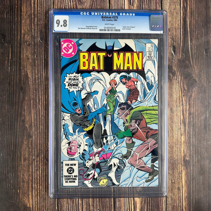 Bry's Comics * Batman #375 CGC 9.8 WP Insert Included
