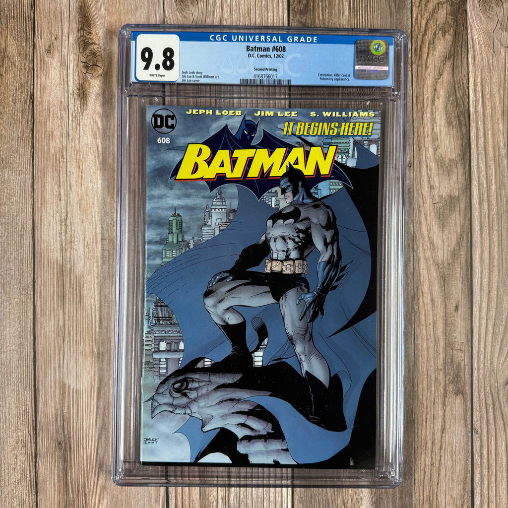 Bry's Comics Batman #608 CGC 9.6 WP (MISLABELED) McFarlane Special Edition Reprints Batman #608 (12/02), included with McFarlane Toys Page Punchers “Batman” action figure (cert:1016)