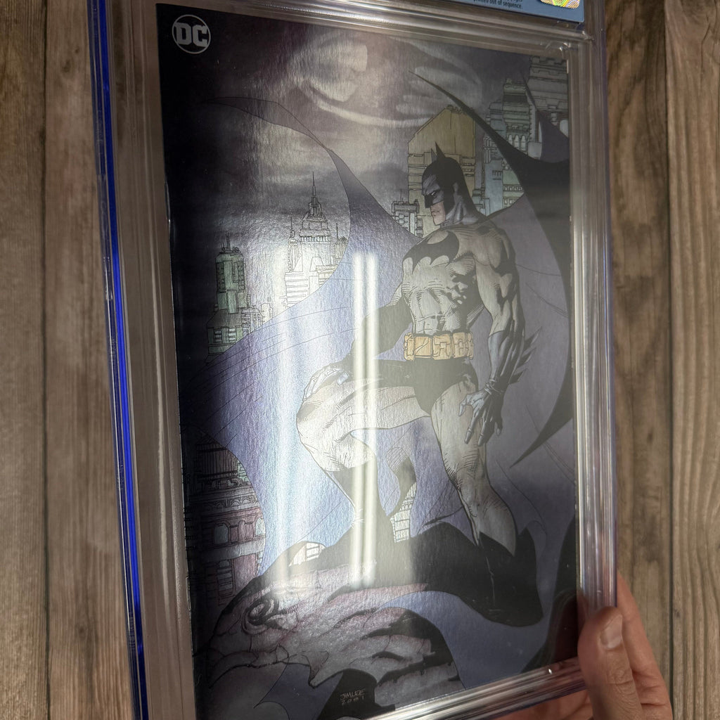 Bry's Comics Batman #608 CGC 9.8 WP Batman Day Special Edition Foil cover, Manufactured with story pages printed out of sequence (cert:7005)
