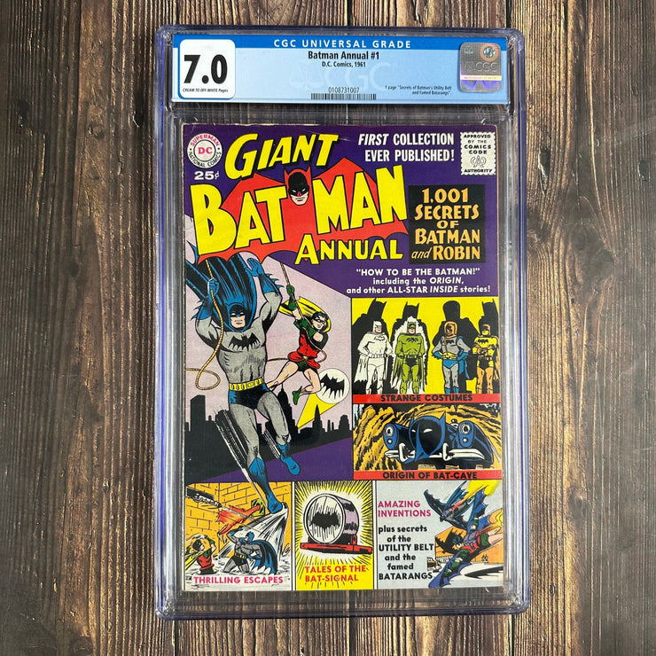 Bry's Comics Batman Annual #1 CGC 7.0 Origin of the Batcave