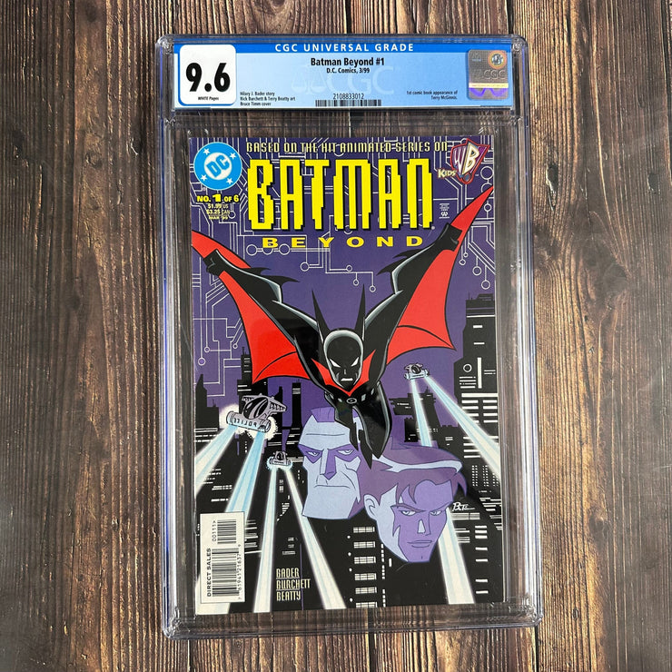 Bry's Comics Batman Beyond #1 CGC 9.6 WP Cover Art by Bruce Timm, 1st appearance of Terry McGinnis in a comic book