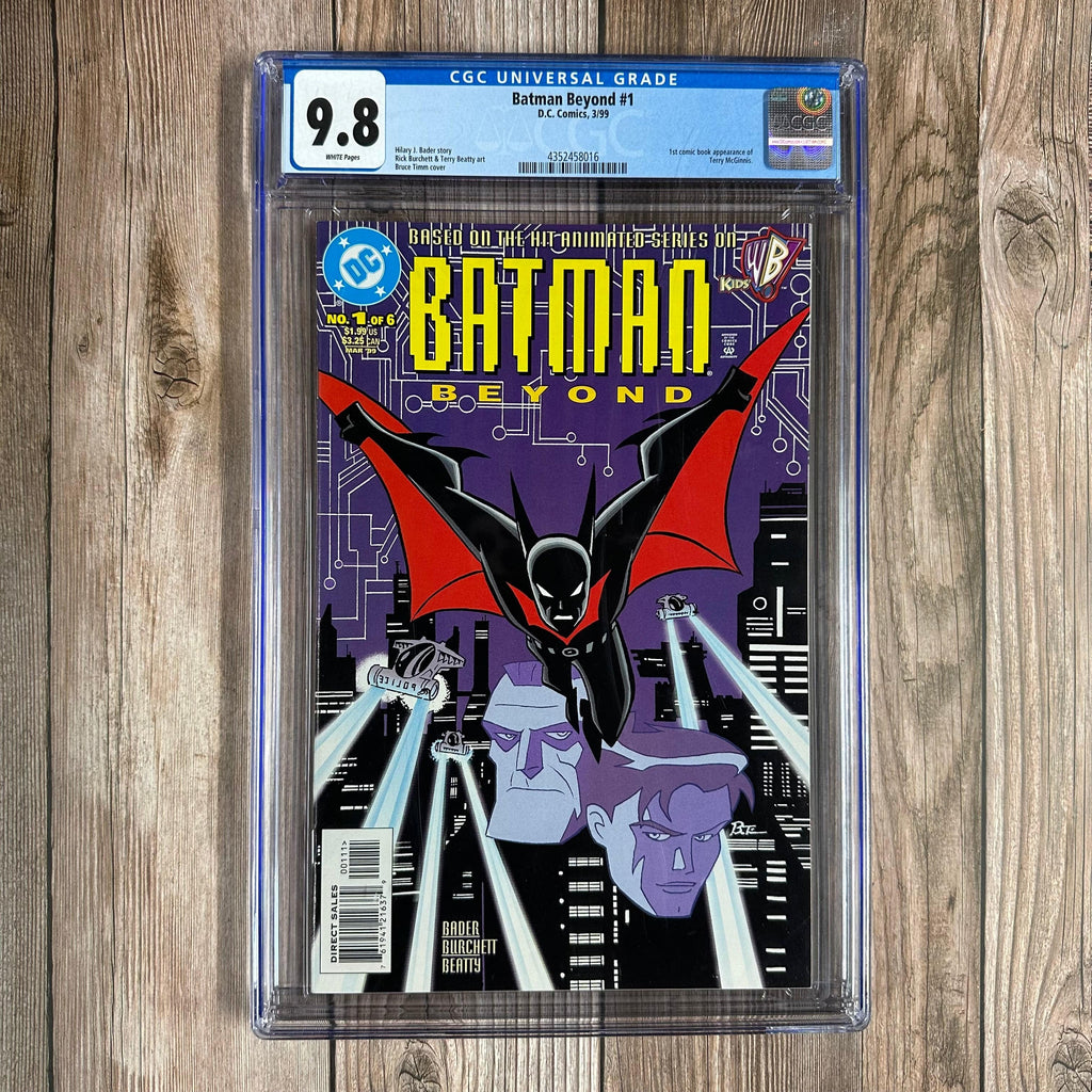 Bry's Comics Batman Beyond #1 CGC 9.8 WP 1st appearance of Terry McGinnis in a comic book *