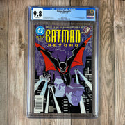 Bry's Comics Batman Beyond #1 CGC 9.8 WP 1st appearance of Terry McGinnis in a comic book, NEWSSTAND EDITION (cert:8004) *Trade Aval.