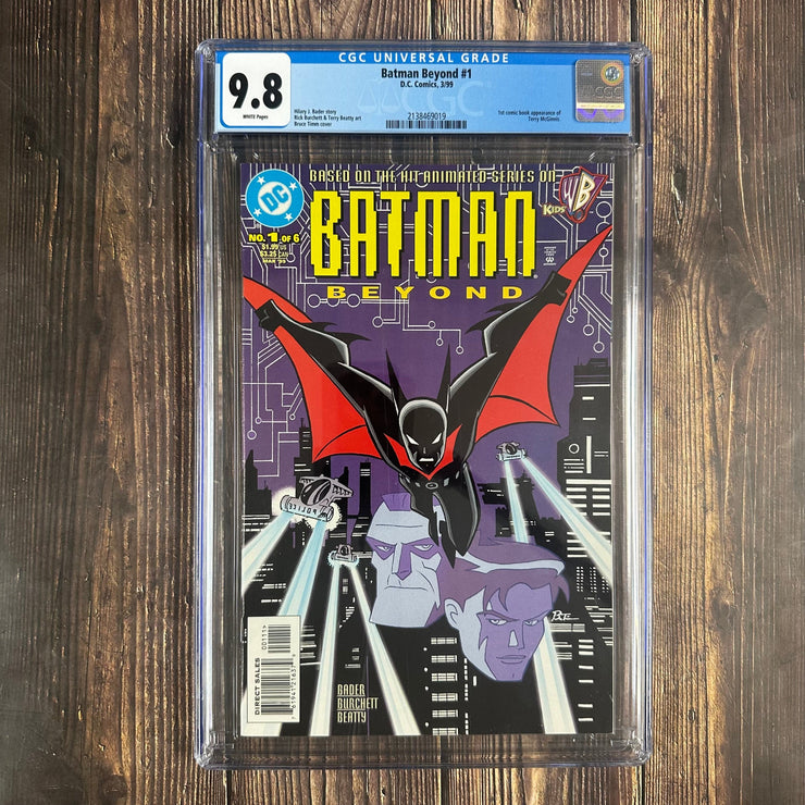 Bry's Comics Batman Beyond #1 CGC 9.8 WP Cover Art by Bruce Timm, 1st appearance of Terry McGinnis in a comic book