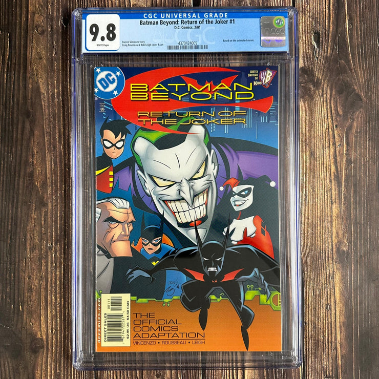 Bry's Comics Batman Beyond: Return of the Joker #1 CGC 9.8 Adaptation of the animated film