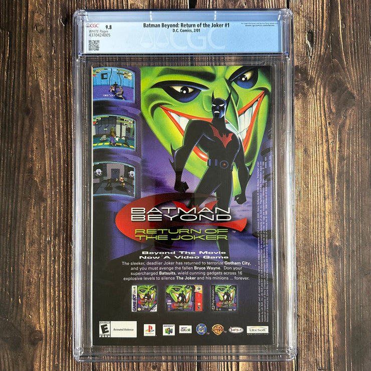 Bry's Comics Batman Beyond: Return of the Joker #1 CGC 9.8 Adaptation of the animated film