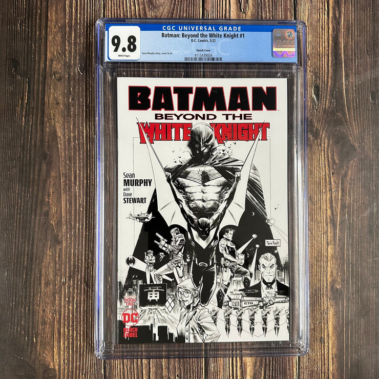 Bry's Comics Batman: Beyond the White Knight #1 CGC 9.8 Sketch Cover 1st cameo appearance of Robin (Gan)