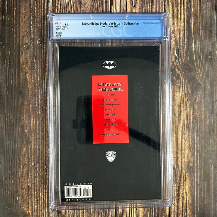 Bry's Comics *  Batman / Judge Dredd: Vendetta in Gotham #nn CGC 9.8 WP Cover art by Mike Mignola
