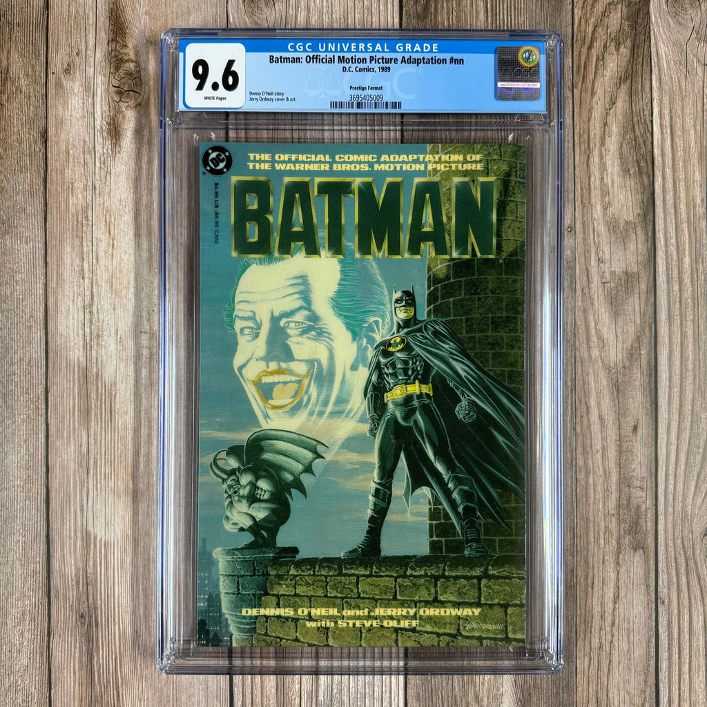 Bry's Comics Batman: Official Motion Picture Adaptation #nn CGC 9.6 WP Prestige Format, Cover Art by Jerry Ordway Writer: Dennis O'Neil (cert:5009)