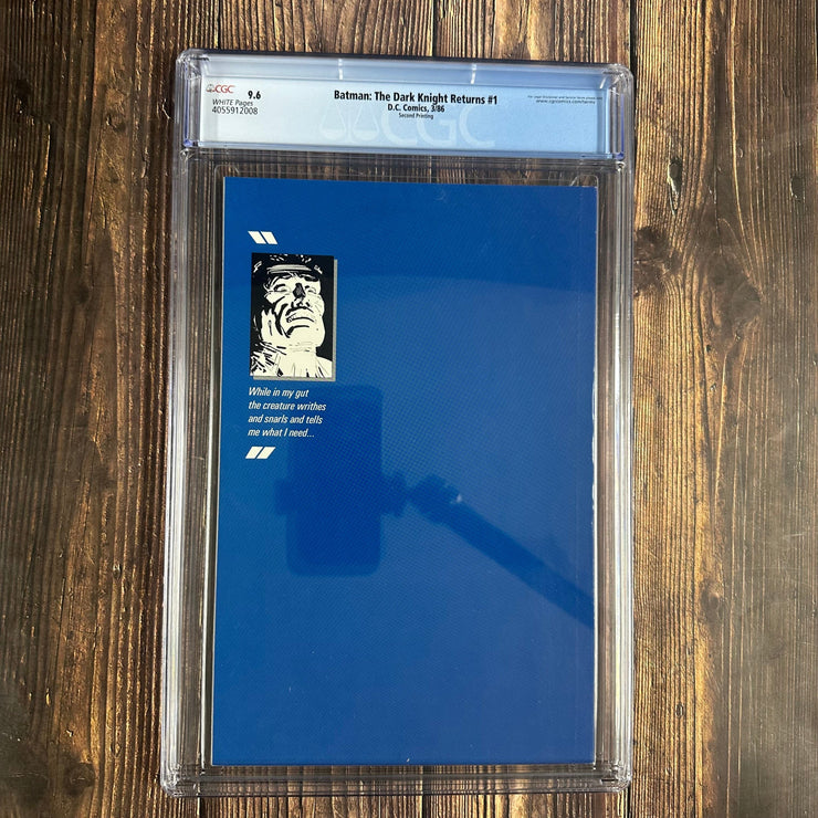 Bry's Comics Batman: The Dark Knight Returns #1 CGC 9.6 WP ICONIC Cover by Frank Miller and Lynn Varley, 1st appearance of Carrie Kelley, 1st cameo appearance of the Mutants and Mutant Leader