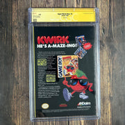 Bry's Comics *BB0X3 Super Mario Bros. #3 CGC 9.4 WP SS Signed and remarked by Charles Martinet, Kenny James and Samantha