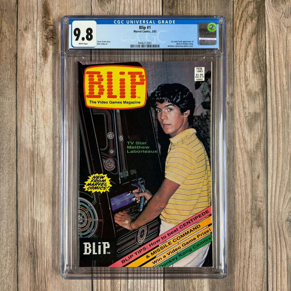 Bry's Comics Blip #1 CGC 9.8 WP 1st appearance of Super Mario and Donkey Kong in a comic book story