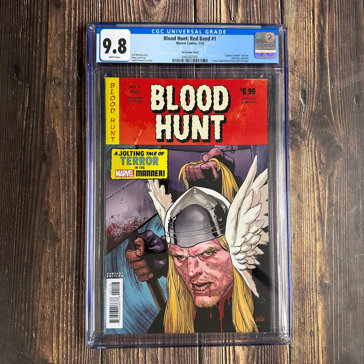 Bry's Comics Blood Hunt: Red Band #1 CGC 9.8 1:25 Variant