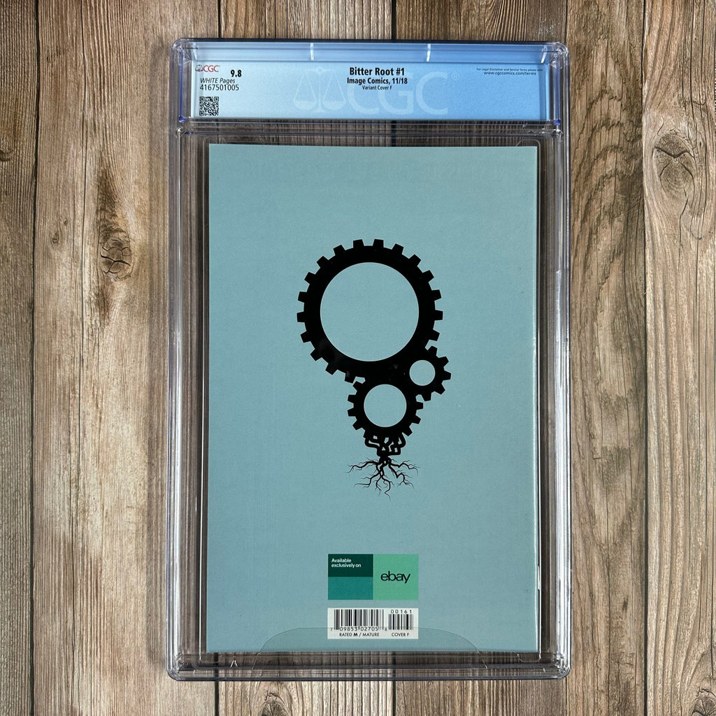 Bry's Comics *BOX1 Bitter Root #1 CGC 9.8 WP Variant cover by Sanford Green, Cover art inspired the film 'Akira'