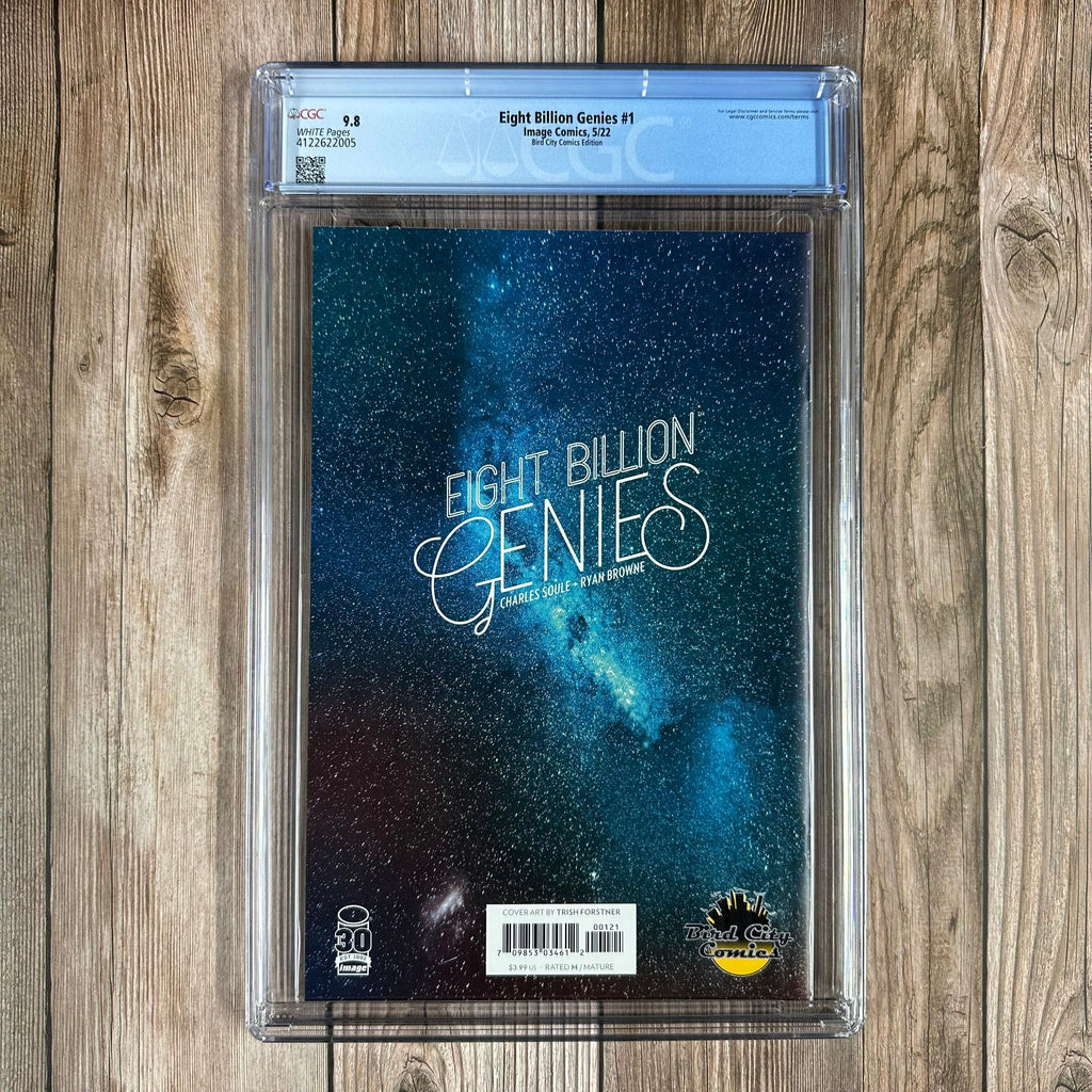 Bry's Comics *BOX1 Eight Billion Genies #1 CGC 9.8 WP Variant cover by Trish Forstner inspired by Nintendo's Super Mario Bros. 3 video game, limited to 500 copies
