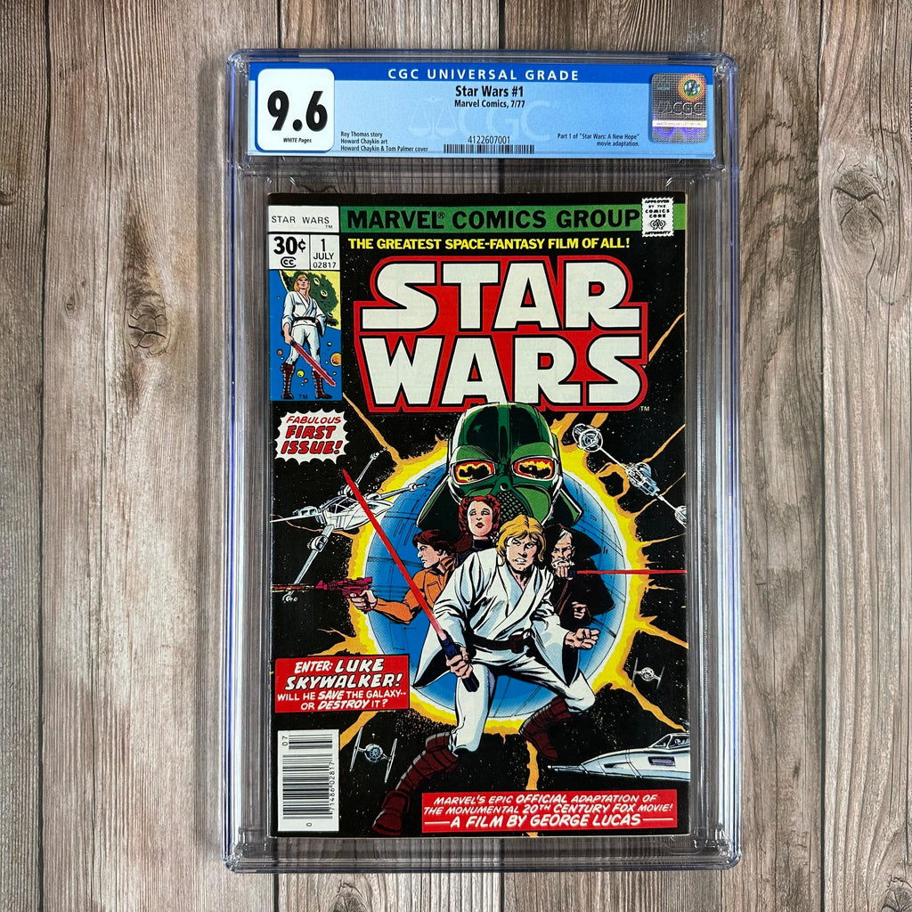 Bry's Comics *BOX1 Star Wars #1 CGC 9.6 WP 1st appearance of Darth Vader, Luke Skywalker, Leia, C-3PO, R2-D2 & more