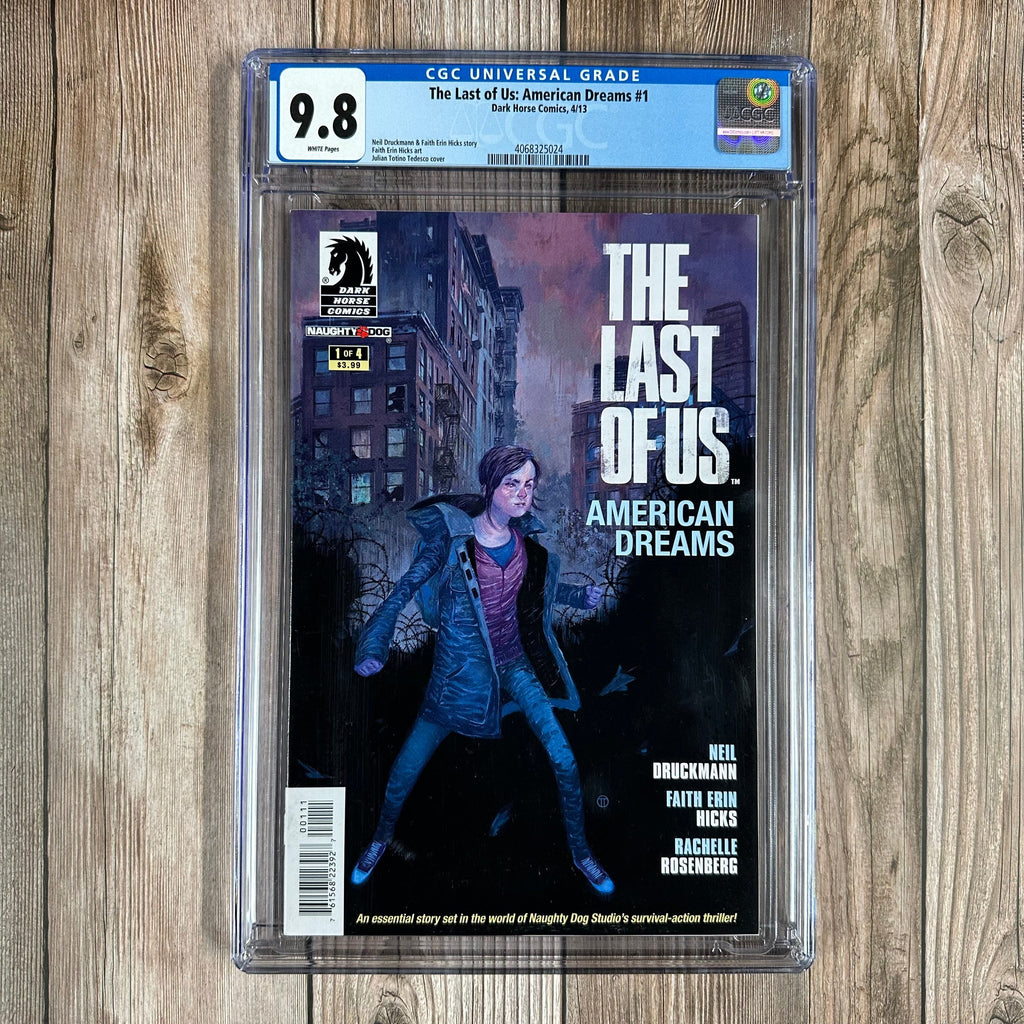 Bry's Comics *BOX1 The Last of Us: American Dreams #1 CGC 9.8 WP Prequel comic released two months before the video game launch, LOW PRINT RUN