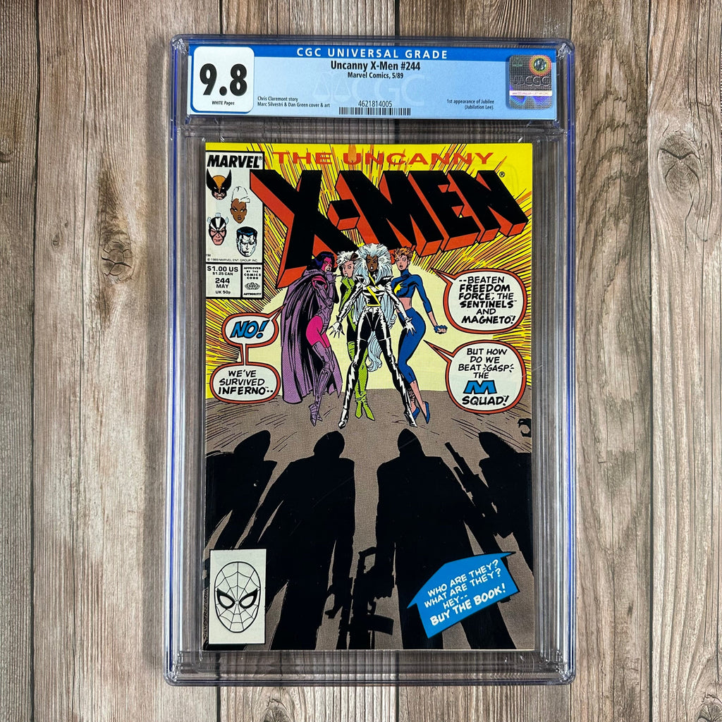 Bry's Comics *BOX1 Uncanny X-Men #244 CGC 9.8 WP 1st appearance of Jubilee