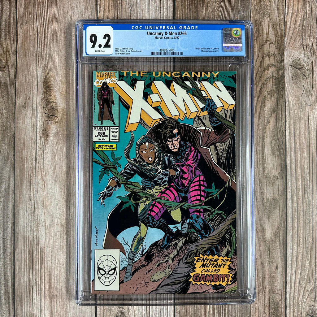 Bry's Comics *BOX1 Uncanny X-Men #266 CGC 9.2 WP 1st full appearance and 1st cover of Gambit, 1st chronological in-story appearance of Gambit (Cert:5005)