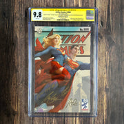 Bry's Comics Box10/9- Action Comics #1000 CGC 9.8 WP, BuyMeToys.Com Edition B,   Signature Series, Signed by Rafael Albuquerque, Kevin Nowlan, Jerry Ordway  and Stanley Artgerm Lau