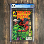 Bry's Comics Box10/9- Deadpool #4 CGC 9.8 WP, Classic battle of Deadpool vs the Hulk