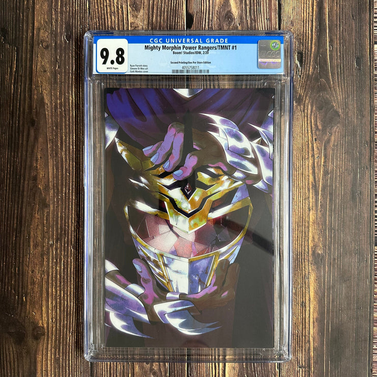 Bry's Comics Box10/9- Mighty Morphin Power Rangers /TMNT #1 CGC 9.8 WP , 2nd Printing, One Per Store Edition