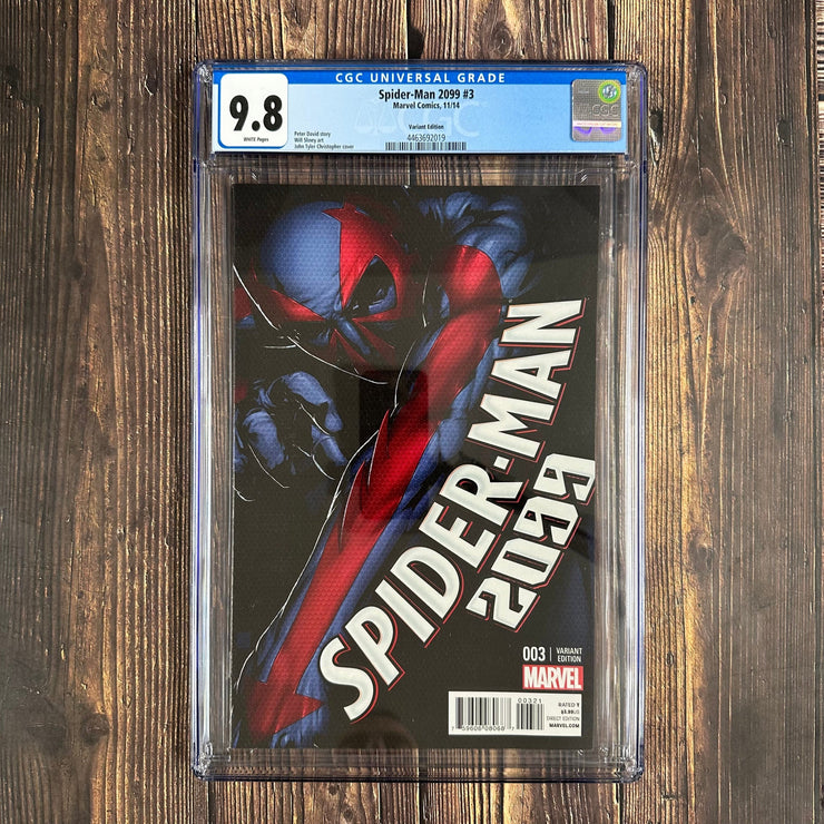 Bry's Comics Box10/9- Spider-Man 2099 #3 CGC 9.8 WP, 1:25, Jonathan Tyler Christopher Variant Edition