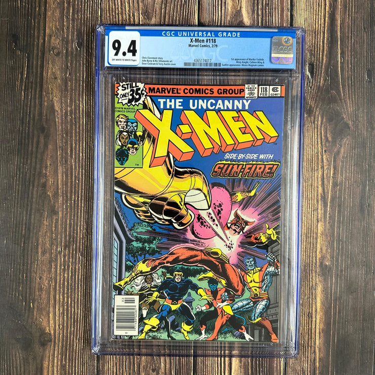 Bry's Comics Box10/9- X-Men #118 CGC 9.4 , 1st appearance of Mariko Yashida