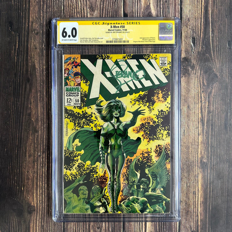 Bry's Comics Box10/9- X-Men #50 CGC 6.0, Signature Series, Signed by Jim Sterank, Origin of Beast