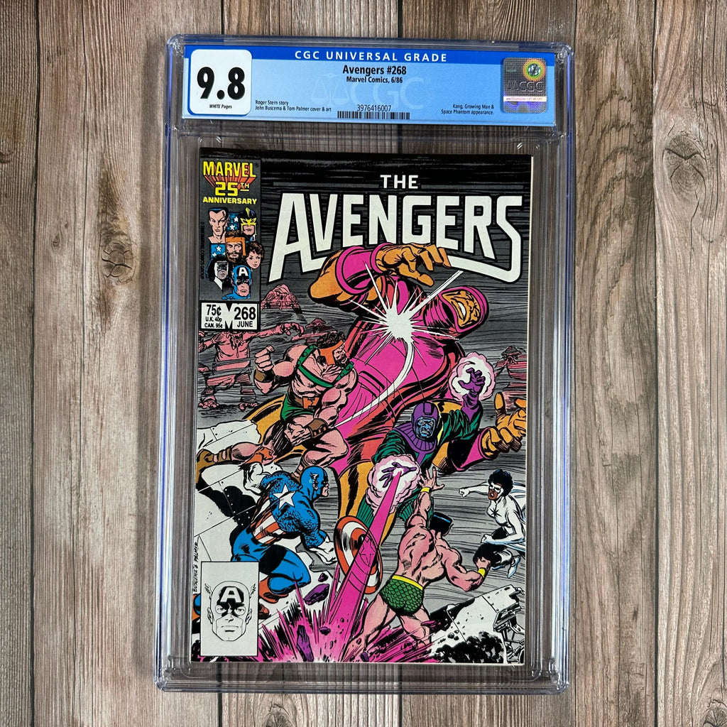 Bry's Comics *BOX2 Avengers #268 CGC 9.8 WP Story titled 'The Kang Dynasty'