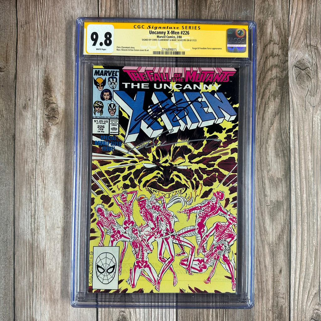 Bry's Comics *BOX2 Uncanny X-Men #226 CGC 9.8 WP SS Signed by Chris Claremont & Marc Silvestri   (cert:9015)