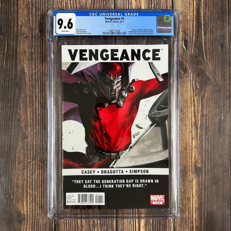 Bry's Comics *BOX2 Vengeance #1 CGC 9.6 WP 1st appearance of Miss America aka America Chavez