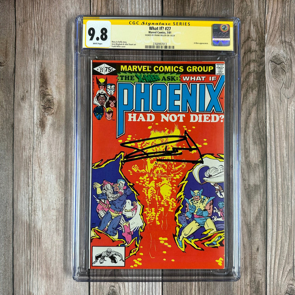 Bry's Comics *BOX2 What If? #27 CGC 9.8 WP SS Signed by Frank Miller What if...Phoenix had Not Died, X-Men appearance (cert:7013)