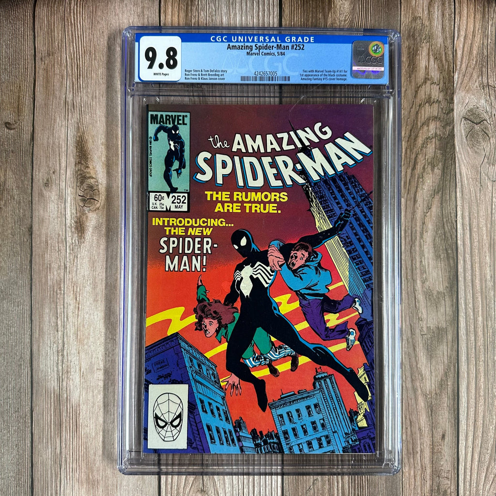 Bry's Comics *BOX3 Amazing Spider-Man #252 CGC 9.8 WP 1st appearance of Spider-Man's black costume  *