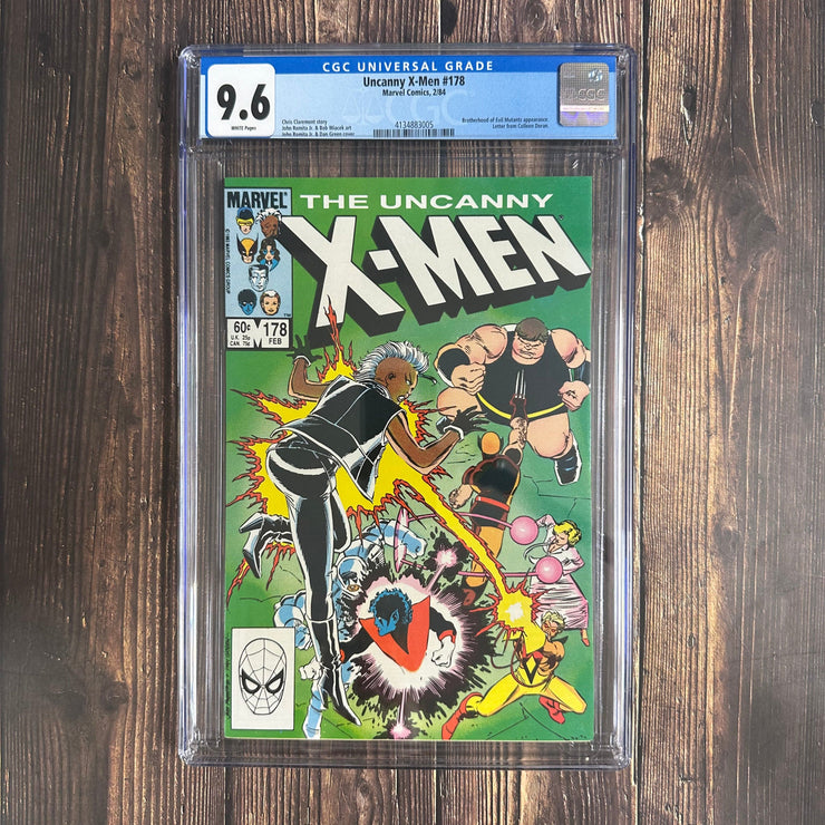 Bry's Comics BOX3- X-Men #178 CGC 9.6 WP , Cover by John Romita Jr. and Dan Green !