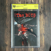 Bry's Comics Boys #1 CBCS 9.8 WP, 2nd Printing, Verified Signature: Garth Ennis