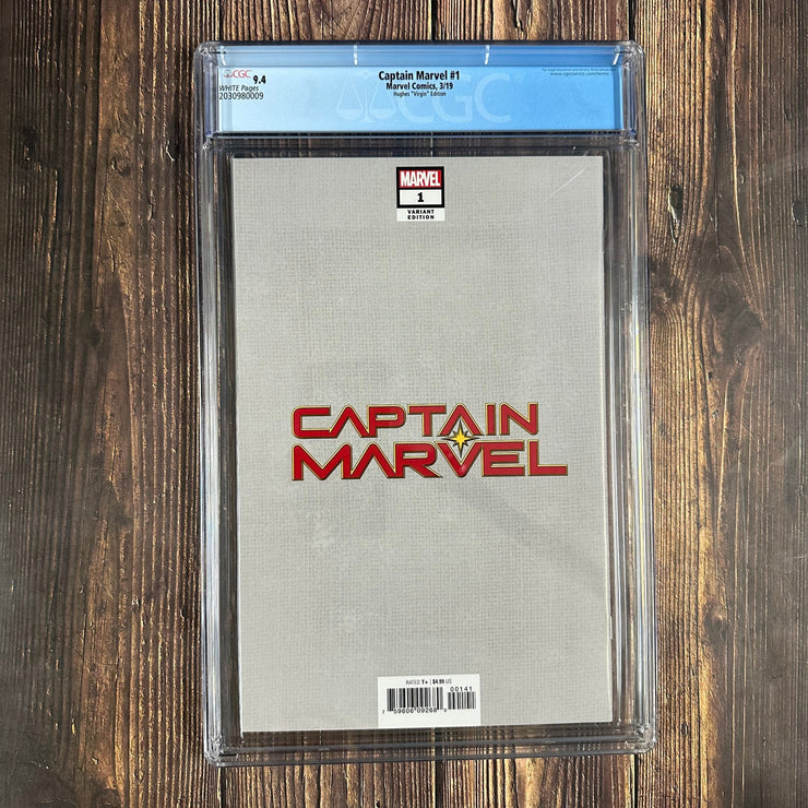 Bry's Comics Captain Marvel #1 CGC 9.4 Hughes Virgin Edition 1:100