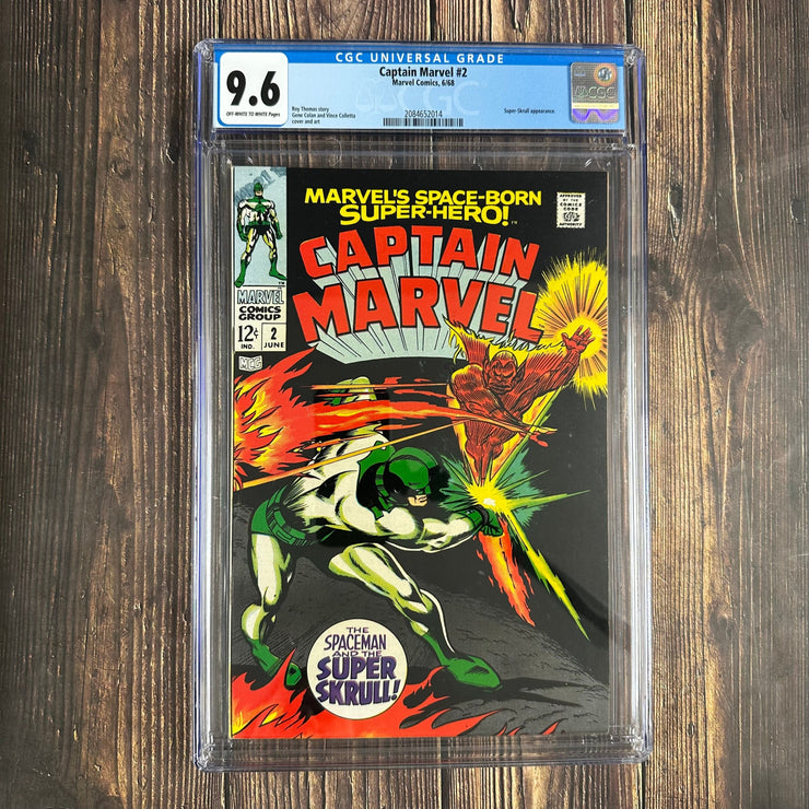 Bry's Comics * Captain Marvel #2 CGC 9.6 Cover art by Gene Colan