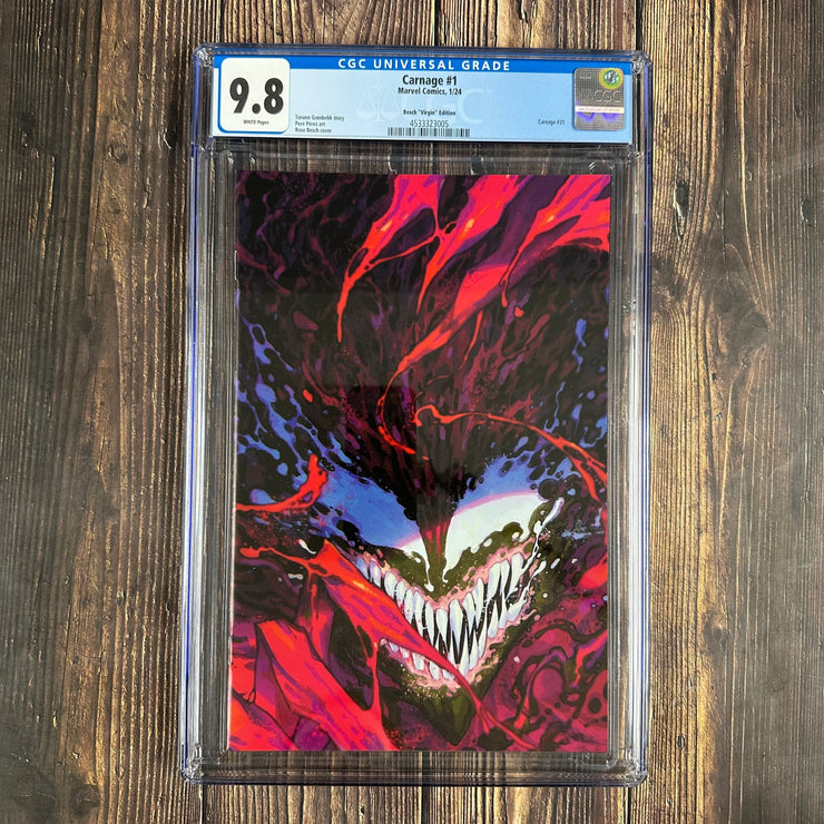 Bry's Comics Carnage #1 CGC 9.8 Besch Virgin 1:100 (3005)