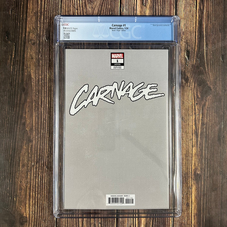 Bry's Comics Carnage #1 CGC 9.8 Besch Virgin 1:100 (3005)