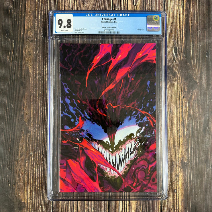 Bry's Comics Carnage #1 CGC 9.8 Besch Virgin 1:100 (3006)