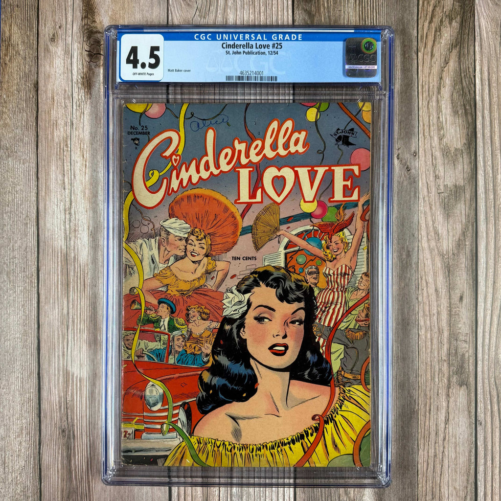 Bry's Comics Cinderella Love #25 CGC 4.5 Matt Baker Grail! Scarce! *Trade Avail.