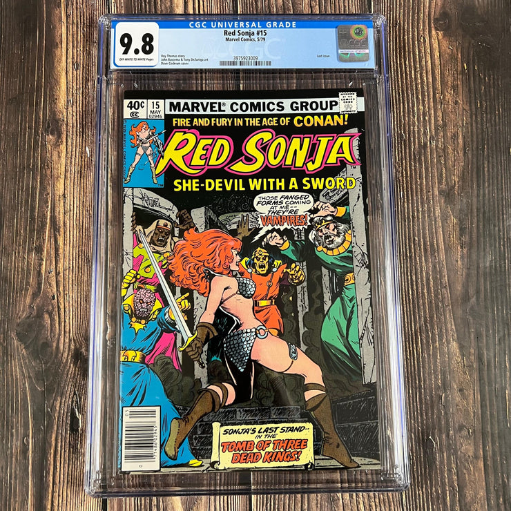 Bry's Comics Copy of Red Sonja #10 CGC 9.8 White Pages, Cover & Art by Frank Thorne