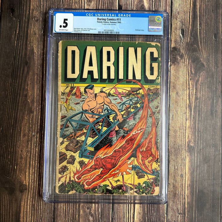 Bry's Comics Daring Comics #11 CGC .5 Destroyer Story, Art by Al Bellman, Allen Simon & Al Gabriele