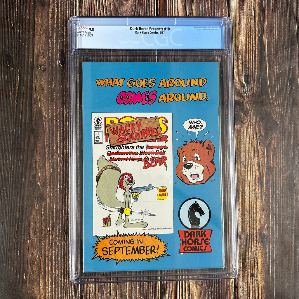 Bry's Comics Dark Horse Presents #10 CGC 9.8 WP  1st appearance of The Mask (as Masque)